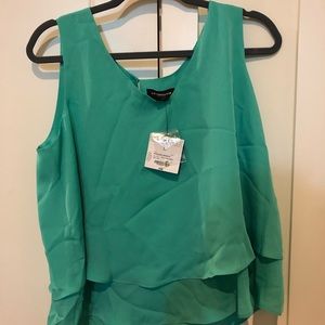 NWT Liz Claiborne Turquoise Blouse